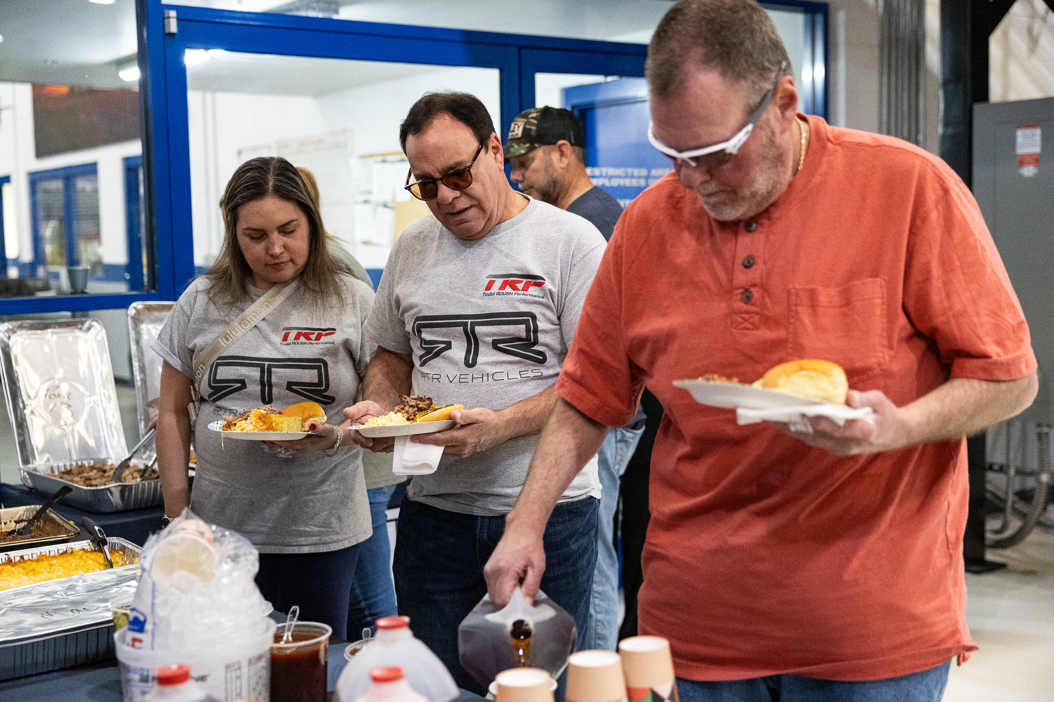 RTR Owners grabbing lunch at the RTR Owners Day