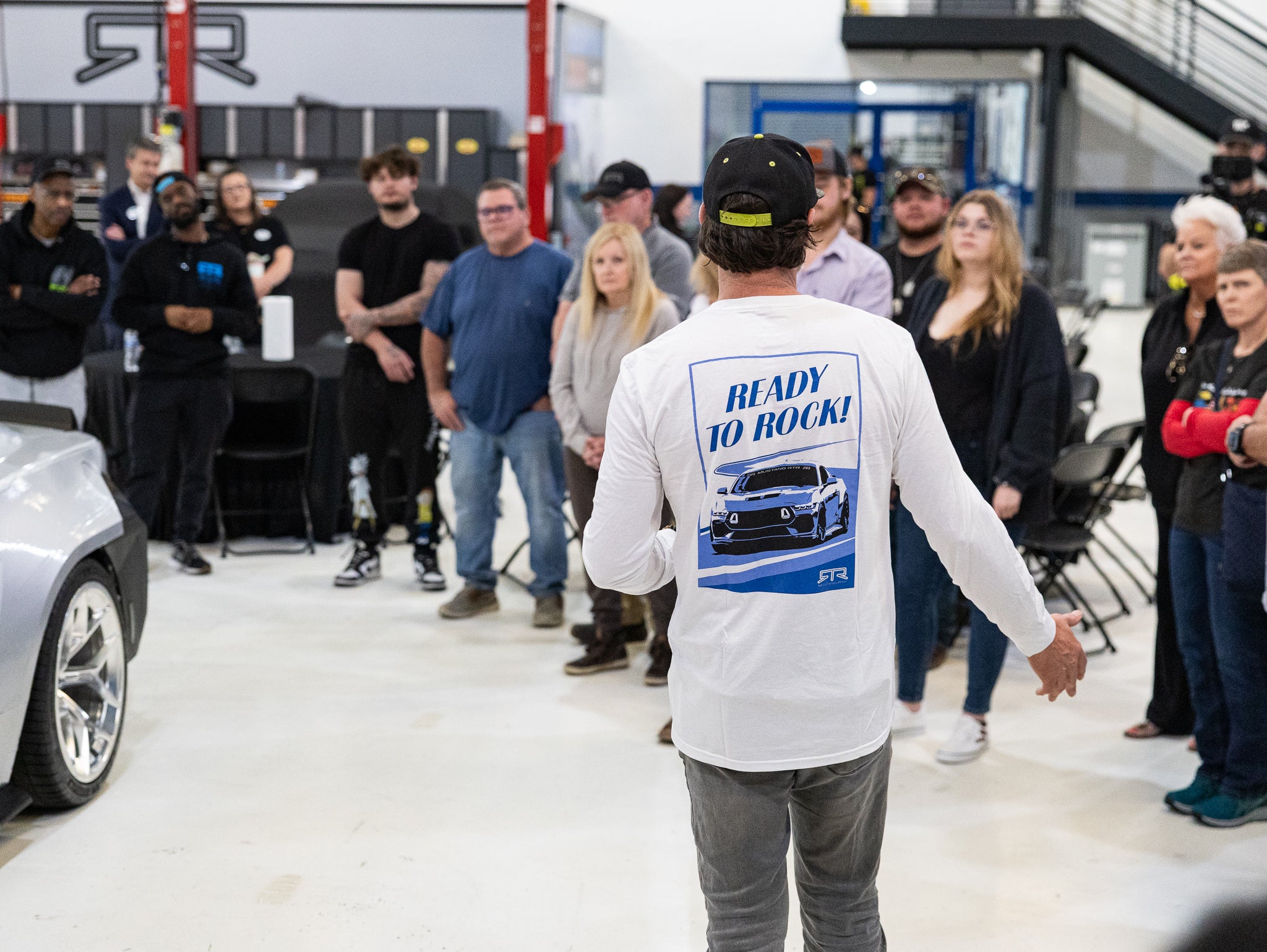 Vaughn Gittin Jr gives RTR owners a sneak peak at the new 2025 S650 Mustang RTR Spec 5