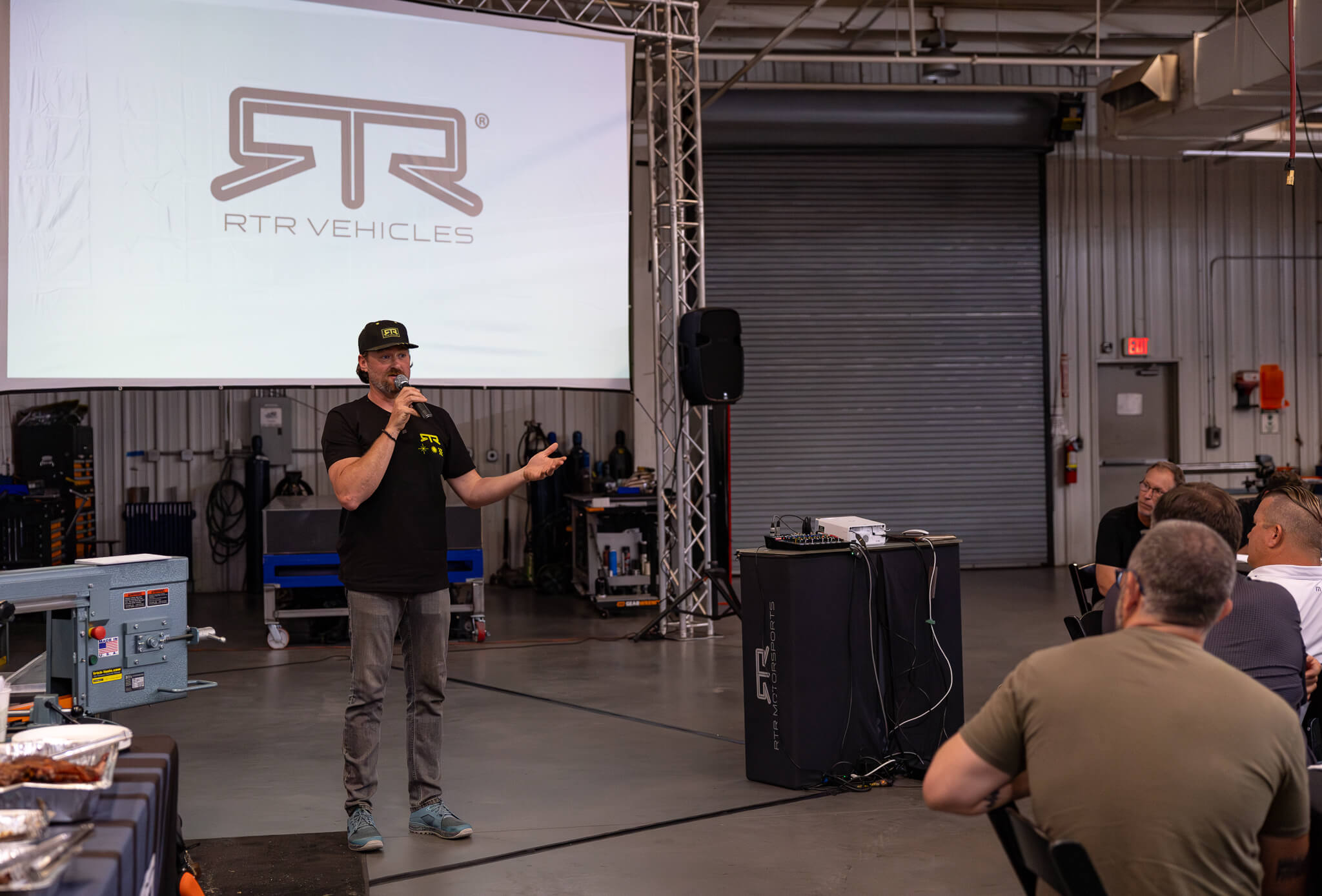 Vaughn Gittin Jr speaks to the Fox Factory team about their partnership with RTR Vehicles