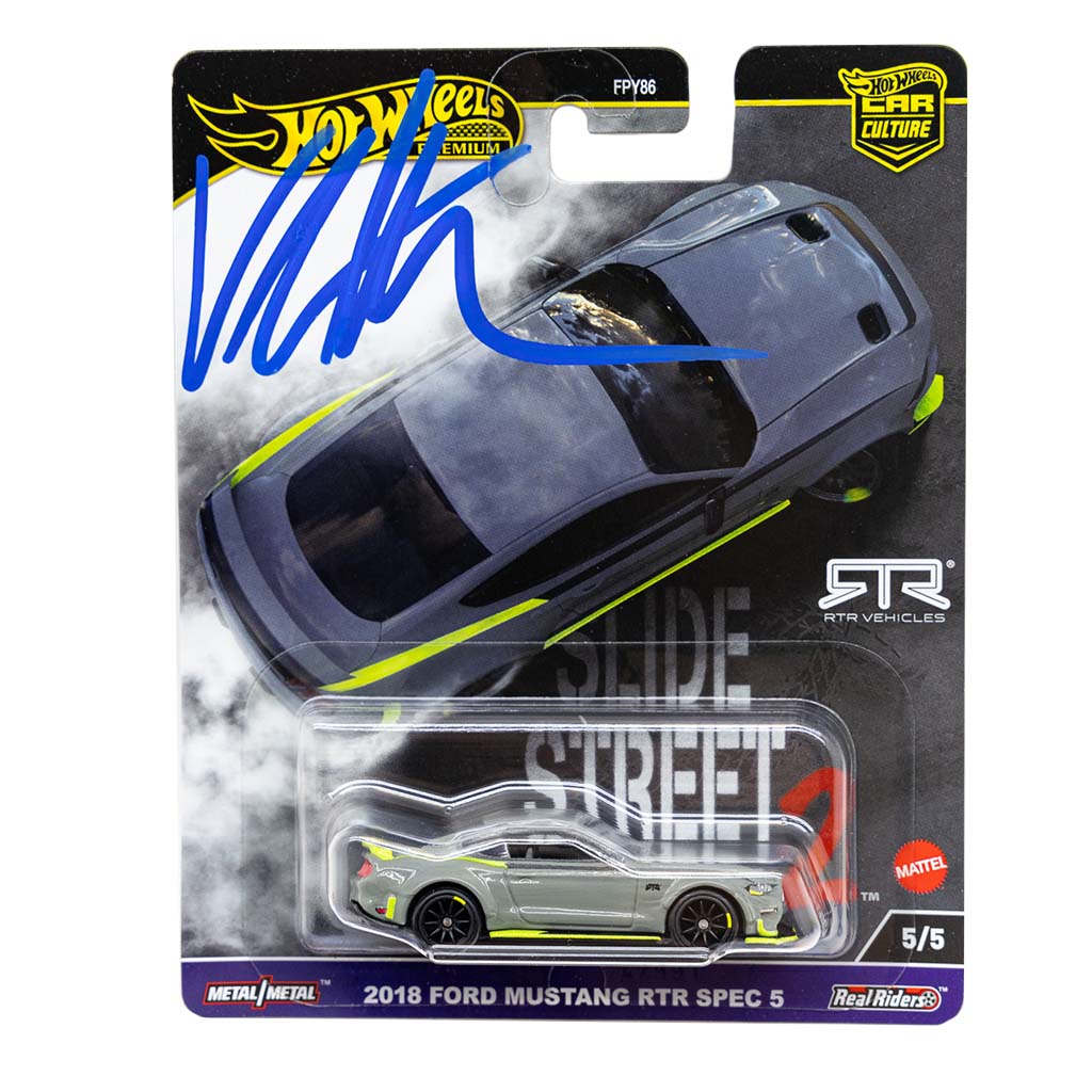 Autographed 10th Anniversary Mustang RTR Spec 5 Hot Wheels