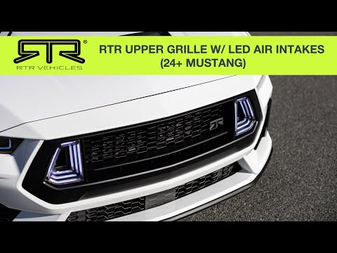 RTR Upper Grille w/ LED Air Intakes (24+ Mustang)