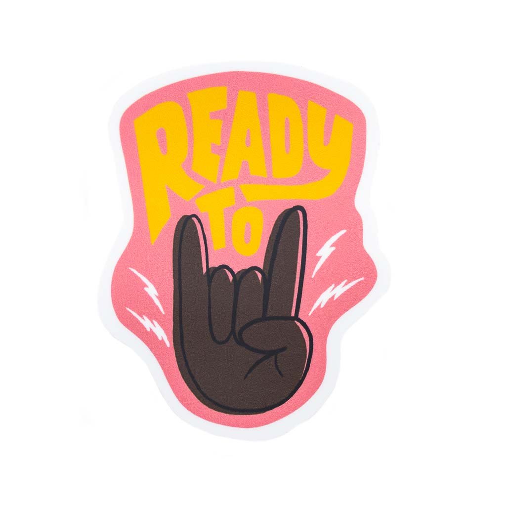 Ready to Rock On Sticker