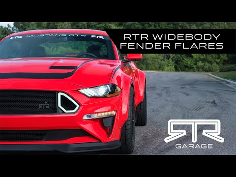 RTR Wide Body Flares (18-23 Mustang - Ecoboost & GT)