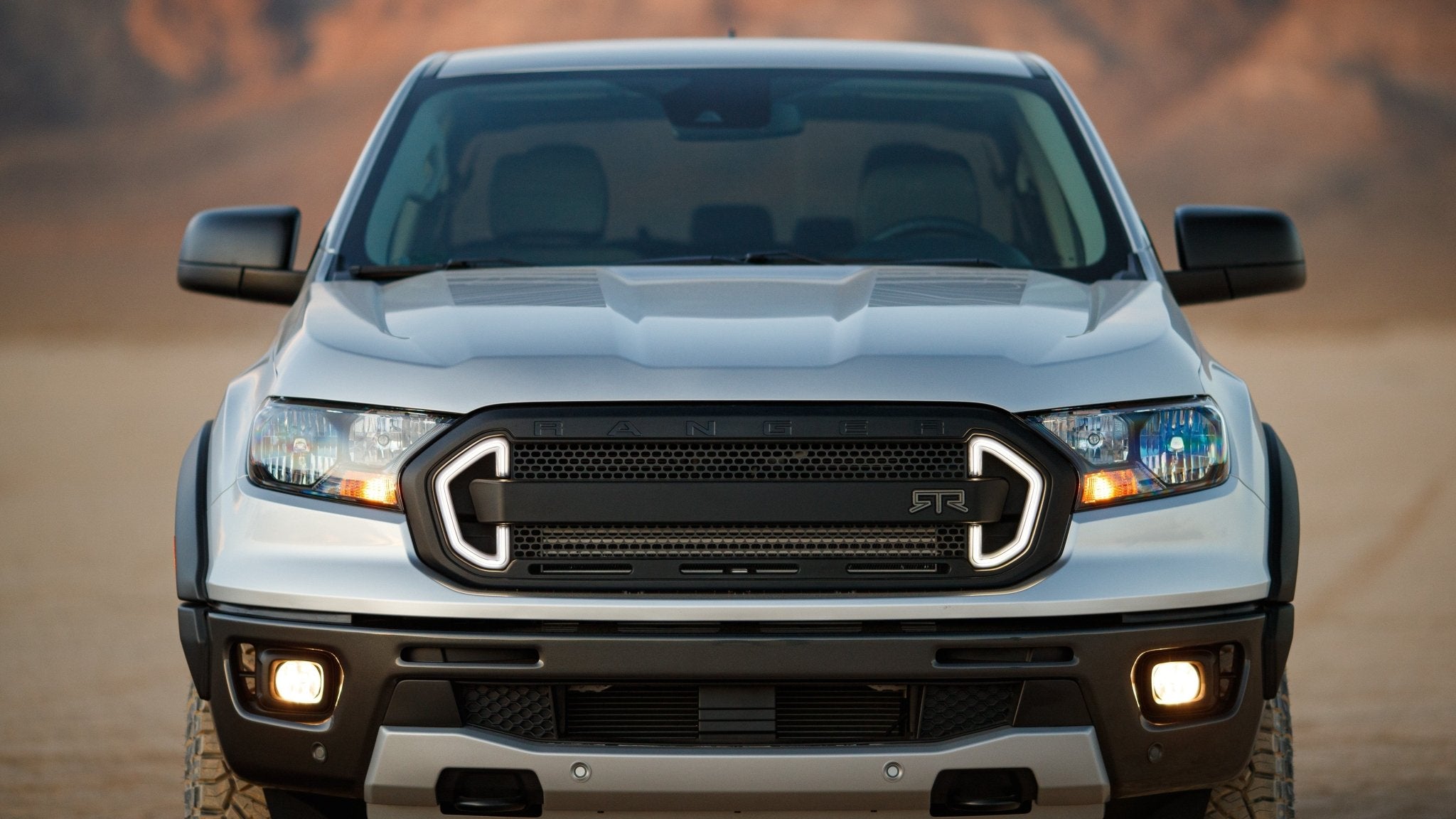 DIYUCAR 4 pezzi ABS cruscotto auto aria condizionata presa telaio copertura  trim per Ford Ranger Wildtrak 2015-2021 accessori auto interni
